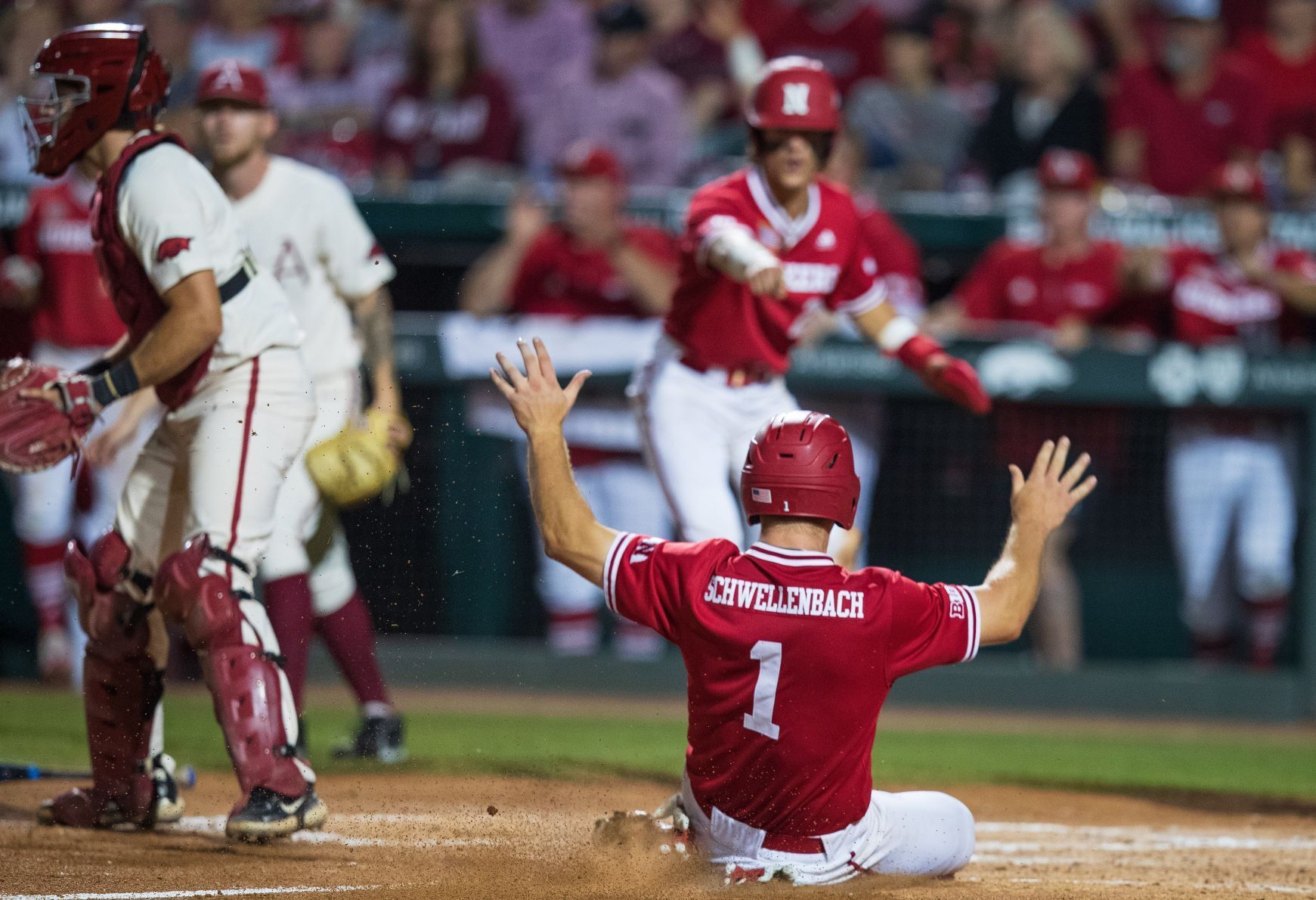 Nebraska vs. Arkansas, 6.6
